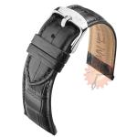 Pulseira em Couro Croco Marry Montan - Tam. 14 ao 20mm