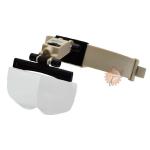 Lupa de Pala 4 Lentes com Luz /Lupa de Cabeça Sv Ref SLC-1010 LED