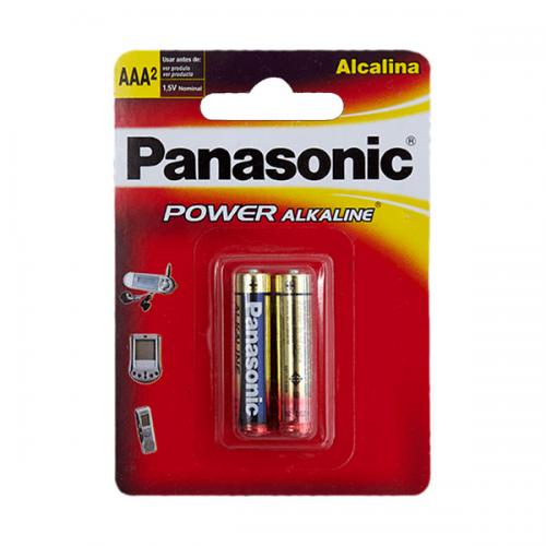 Pilha AAA Alcalina Panasonic 2 Unidades