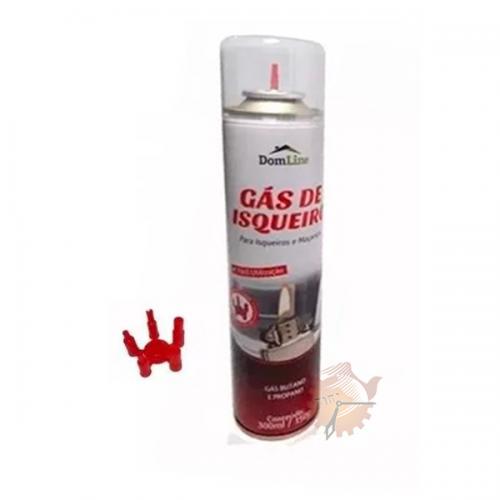 Gás Butano Domline com 5 pontas/ Gás de Isqueiro - 250ml
