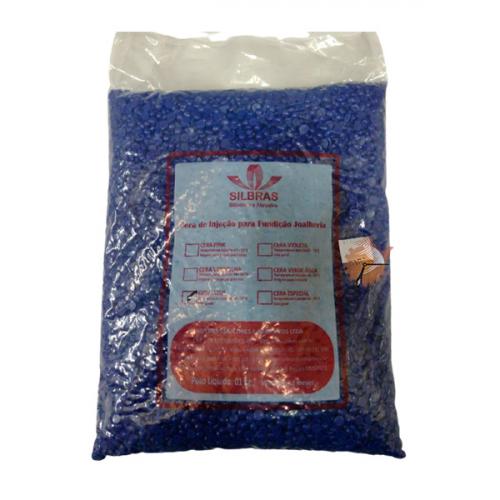 Cera Granulada Silbras Azul 1kg 