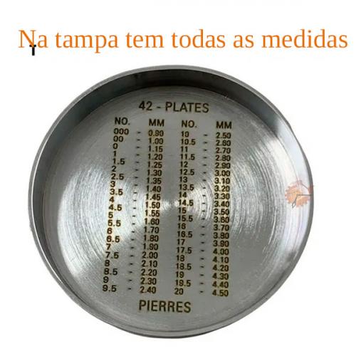 Crivo para Pedras com 42 Peneiras - Importado