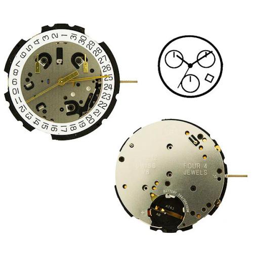 Mecanismo para Relógio Eta G10-212-4