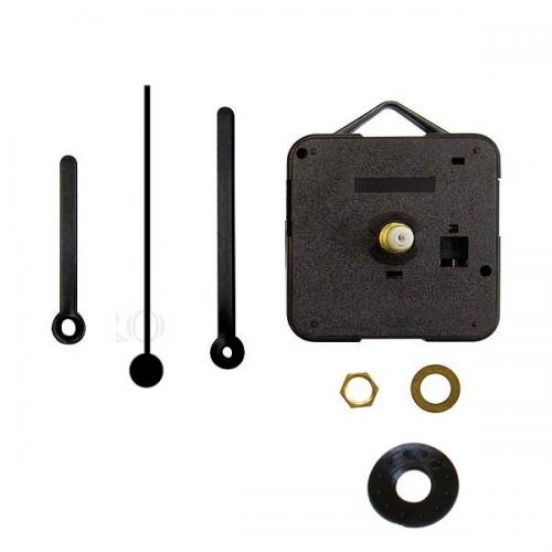 Máquina Para Relógio de Parede com Kit de Montagem - Ponteiro Dourado ou Prata